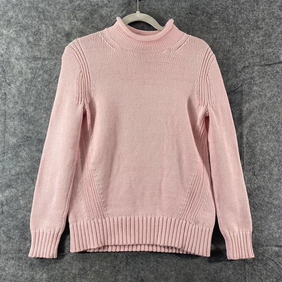 J. Crew Sweater XS Pink 1988 Rollneck Long Sleeve Pullover - Picture 2 of 14